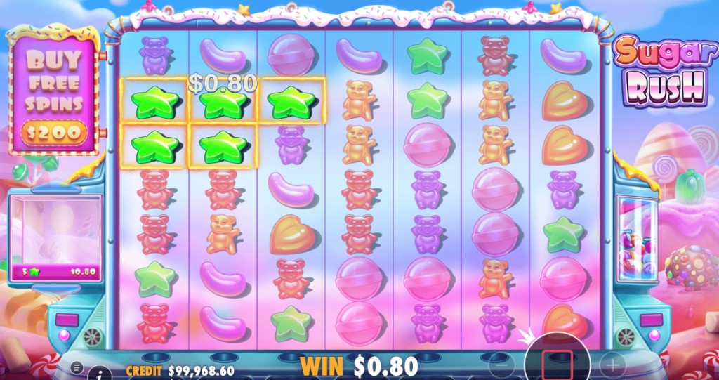 Sugar Rush slot de caramelos Pragmatic Play